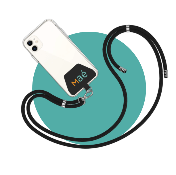 Le cordon de téléphone Maé® pour avoir son téléphone sur soi